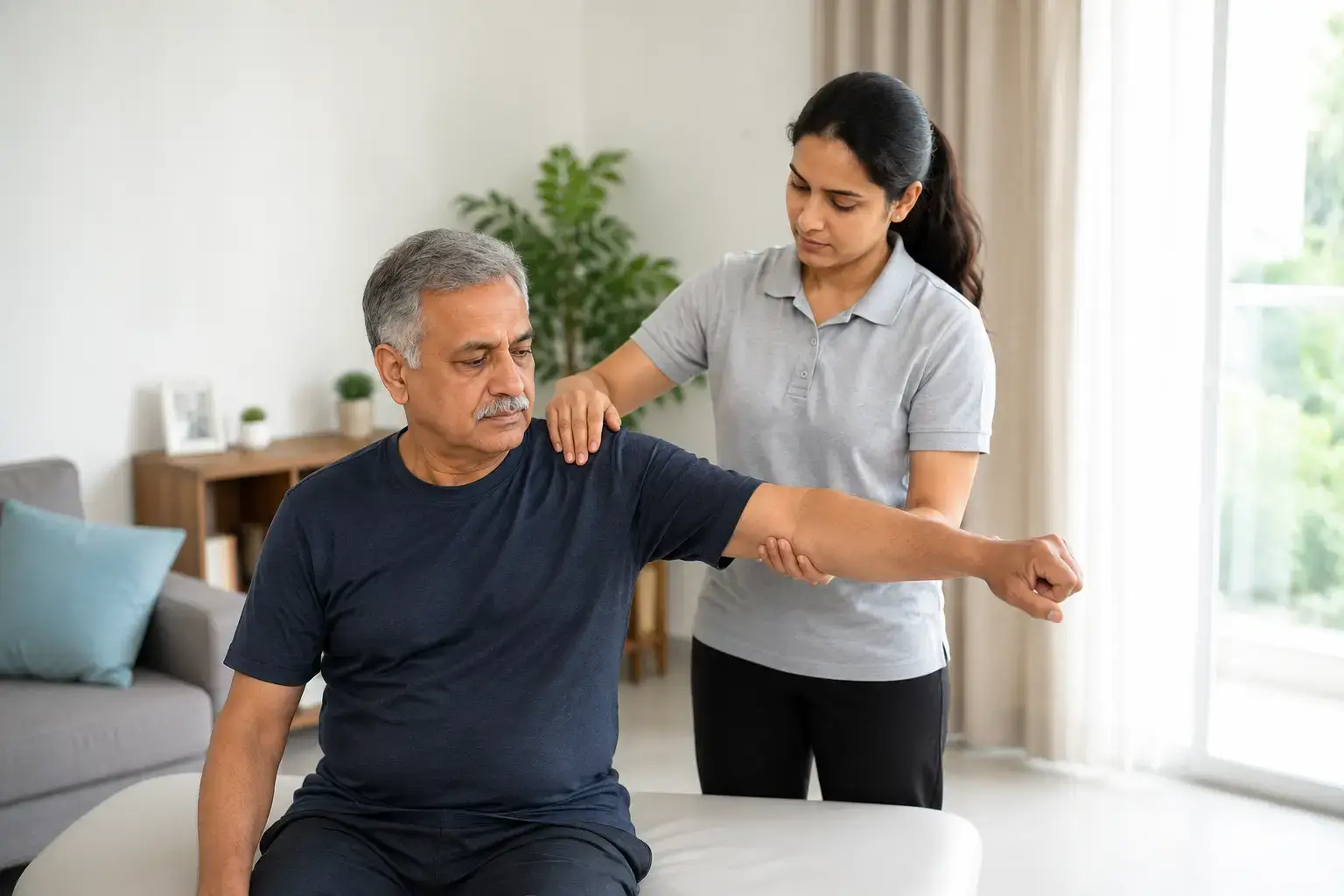 Professional physiotherapist providing home physiotherapy in Dwarka
