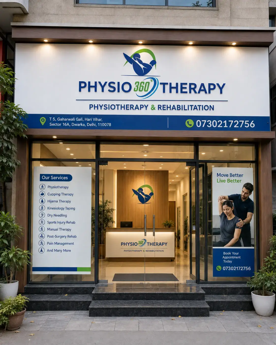 Physiotherapy at home in Dwarka by Physio360 Therapy